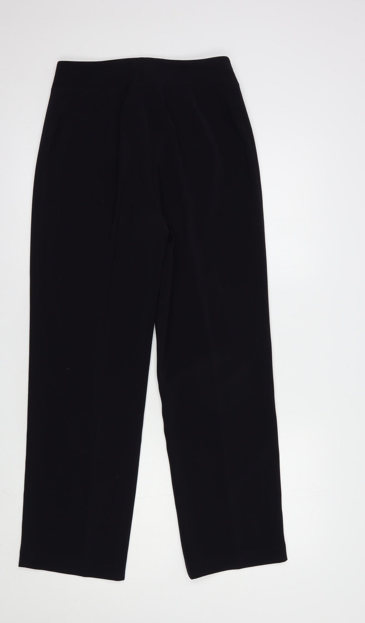 Per Una Womens Blue  Polyester Dress Pants Trousers Size 10 L28 in Regular Hook & Loop