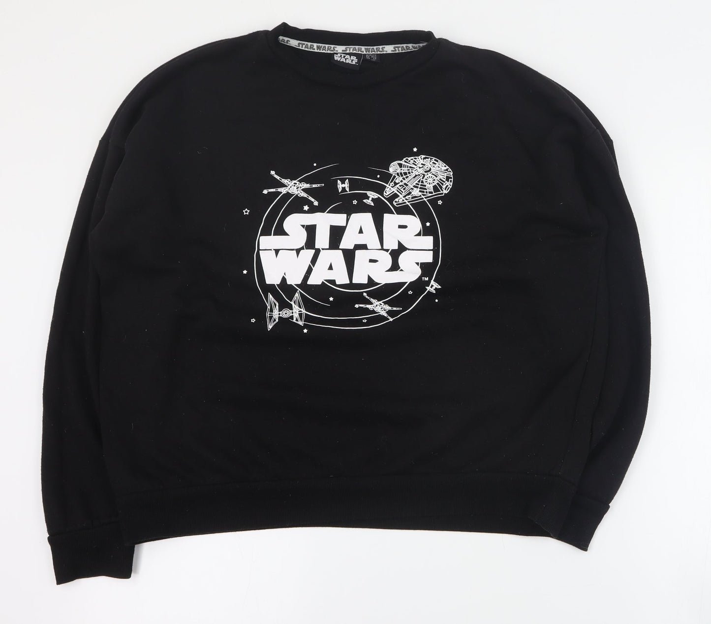 Primark Womens Black  Polyester Pullover Sweatshirt Size S  Pullover - Star Wars