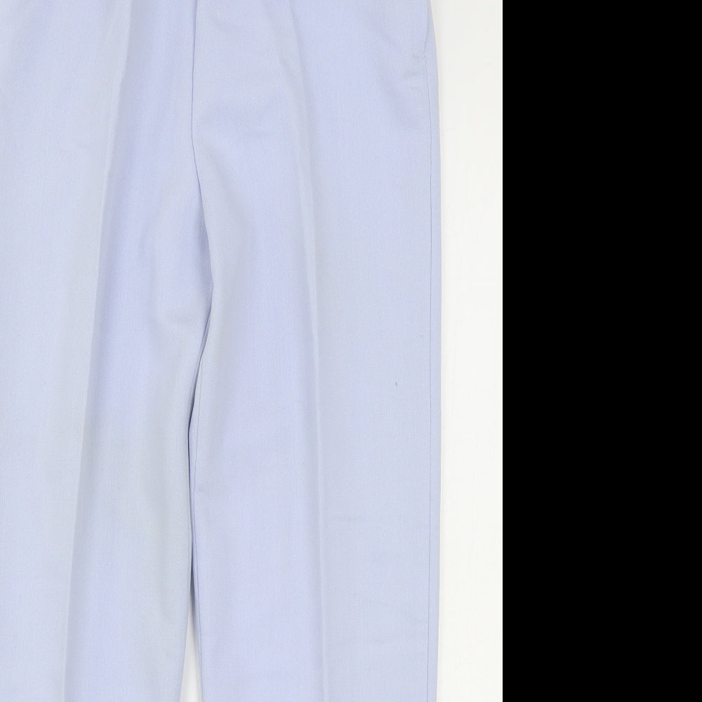 Password  Womens Blue  Polyester Trousers  Size 10 L28 in Regular