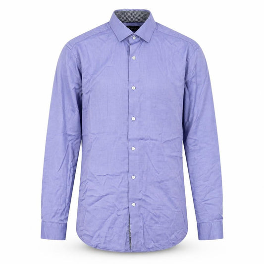 Autograph  Mens Blue  Cotton  Button-Up Size 15.5 Collared