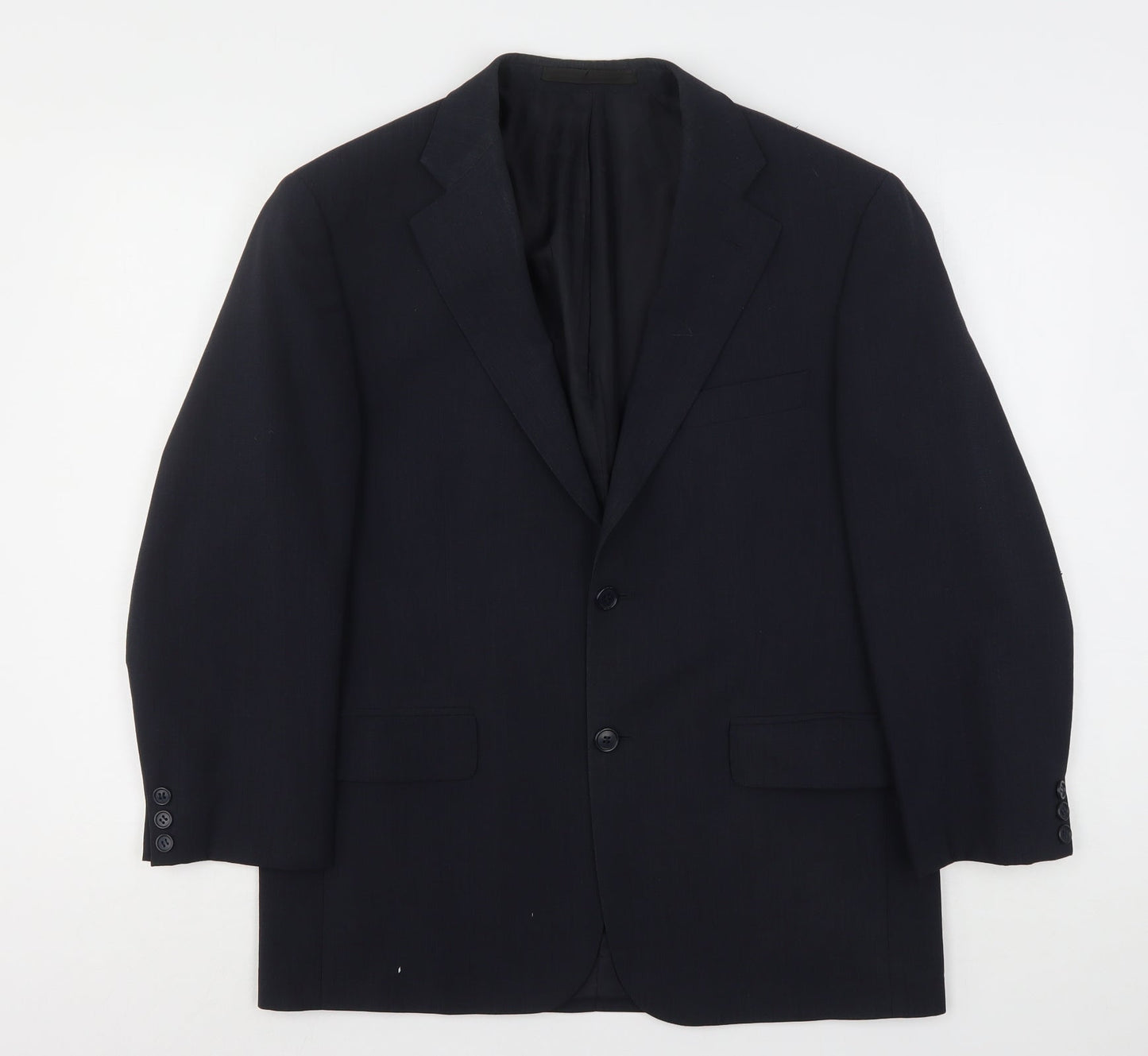 Marks and Spencer Mens Blue  Polyester Jacket Suit Jacket