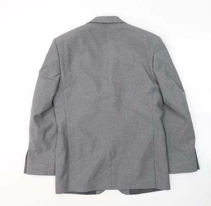 SCOTT&TAYLOR Mens Grey  Polyester Jacket Suit Jacket Size M