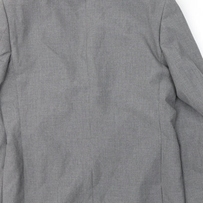 SCOTT&TAYLOR Mens Grey  Polyester Jacket Suit Jacket Size M