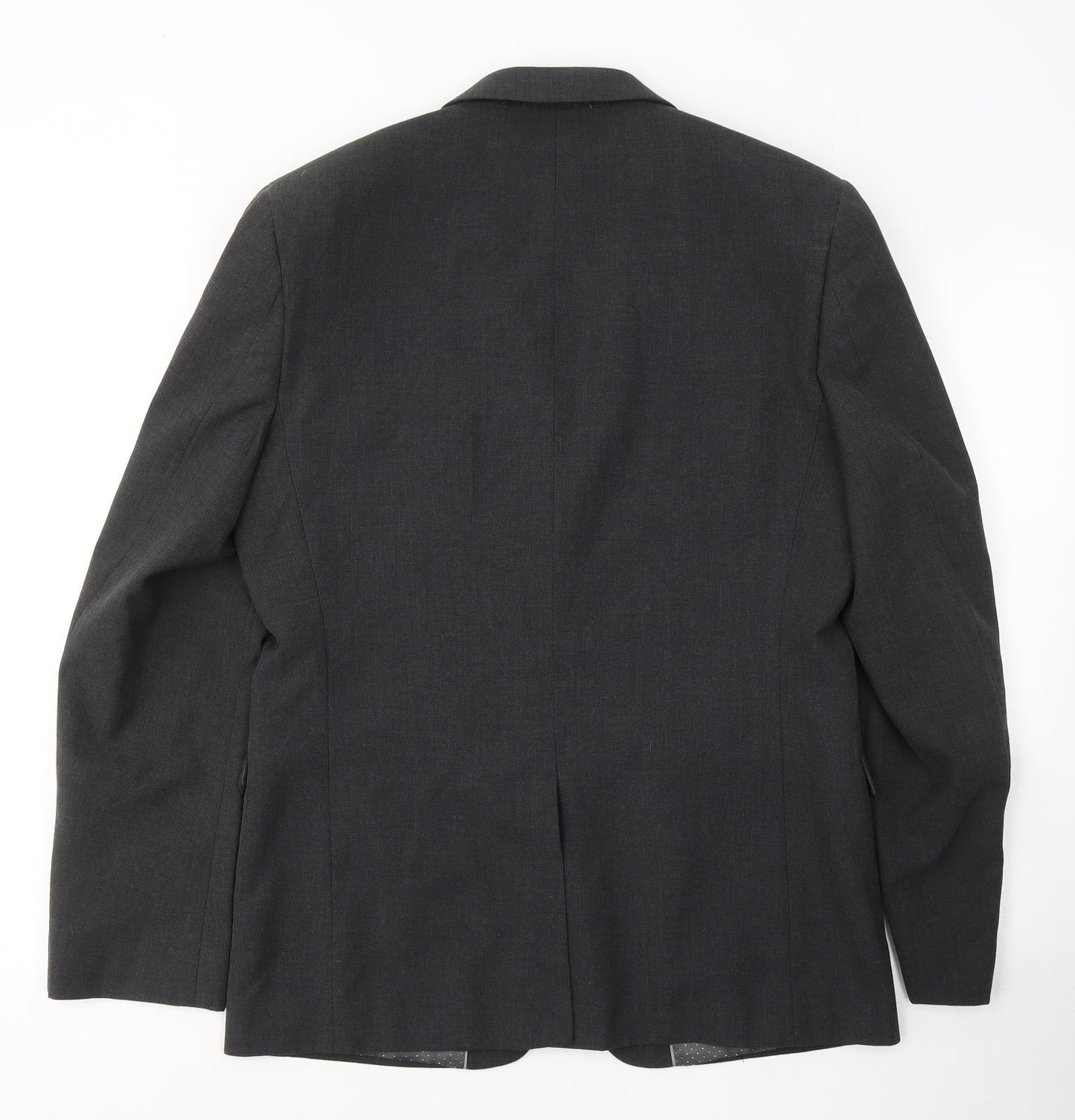 George Mens Grey  Polyester Jacket Suit Jacket Size 40