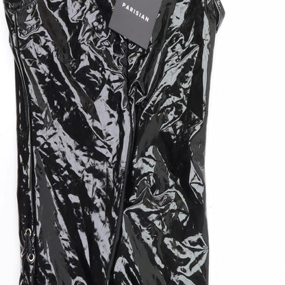 Parisian Womens Black  Polyester Bodycon  Size 8  Off the Shoulder