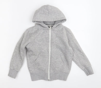 Preloved Malaika Girls Grey   Jacket    Zip - Front