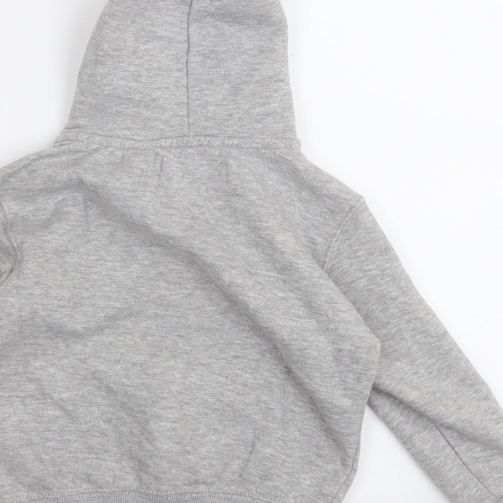 Malaika Girls Grey   Jacket    Zip