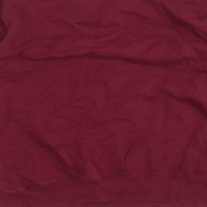 bb collections Womens Purple  Cotton Pullover Sweatshirt Size M