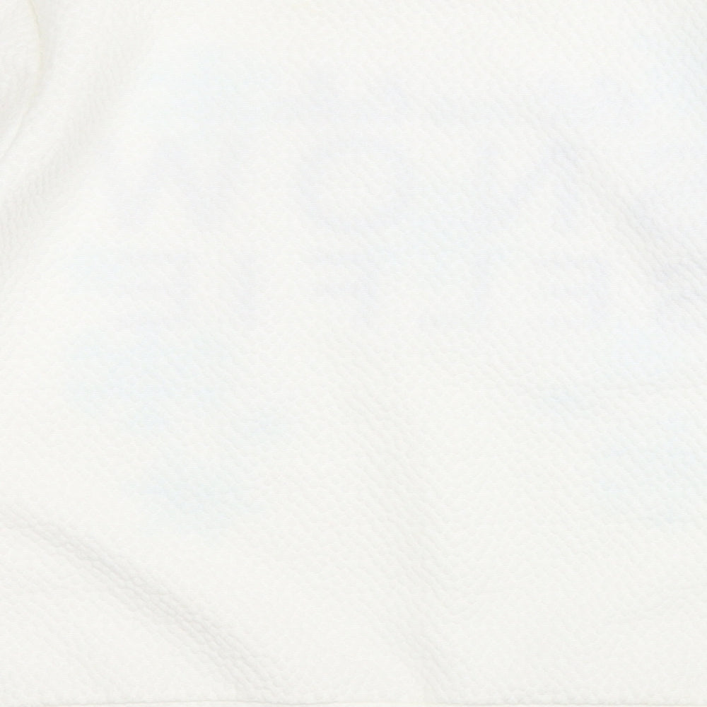 Candy Couture Girls White  Polyester Pullover Sweatshirt Size 12-13 Years   - Snow Flake
