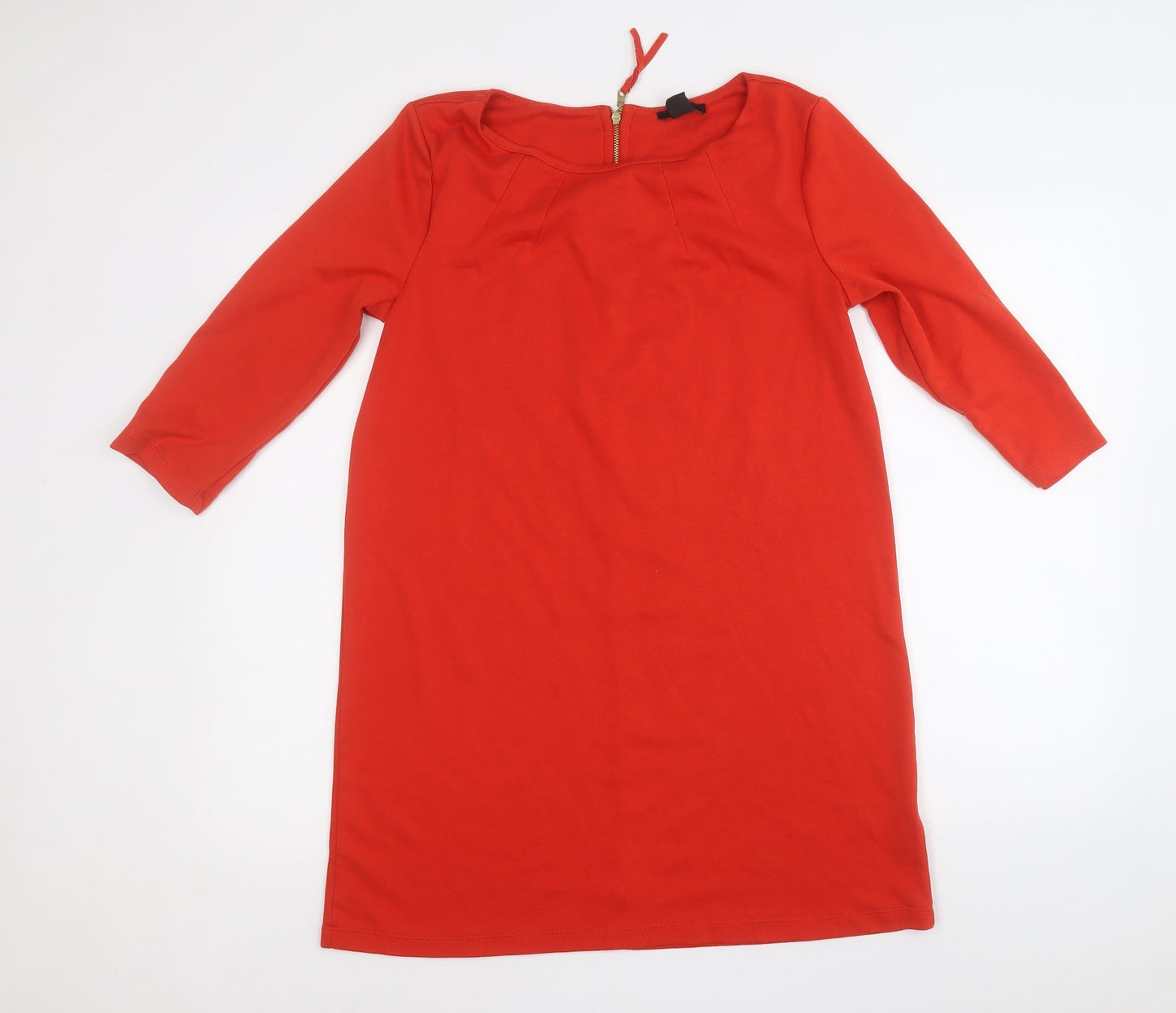 H&M Womens Red  Polyester Jumper Dress  Size M  Round Neck