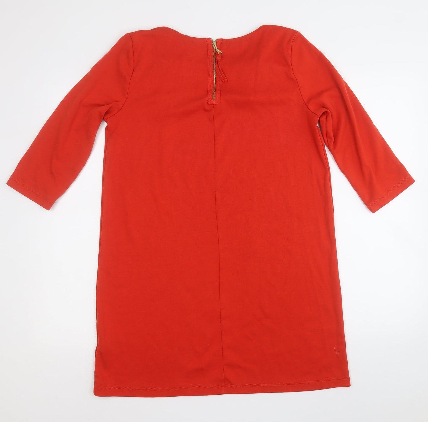 H&M Womens Red  Polyester Jumper Dress  Size M  Round Neck