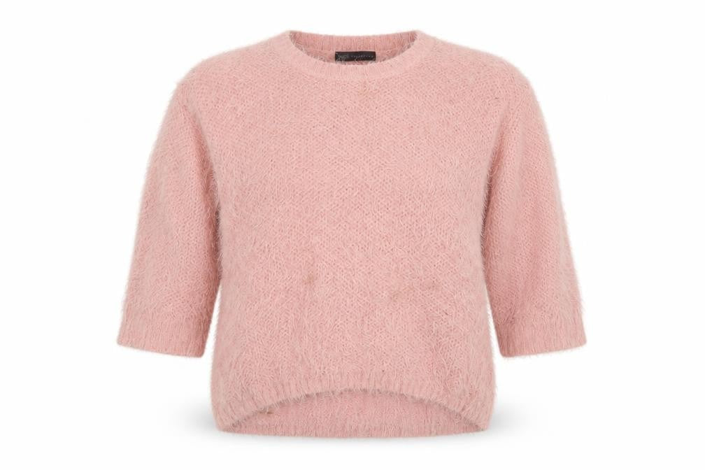 Marks & Spencer Womens Pink Round Neck  Polyester Pullover Jumper Size 10