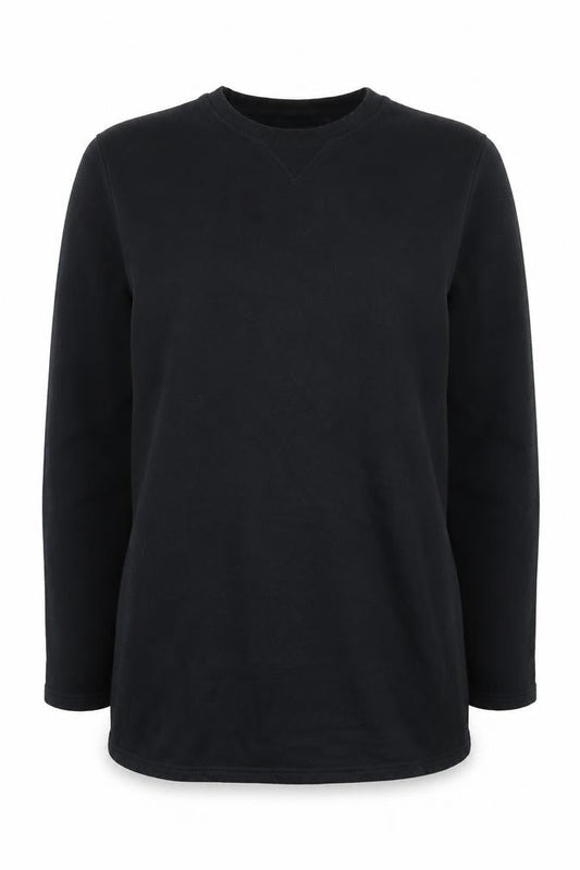 capsual Womens Black  Cotton Pullover Hoodie Size 12