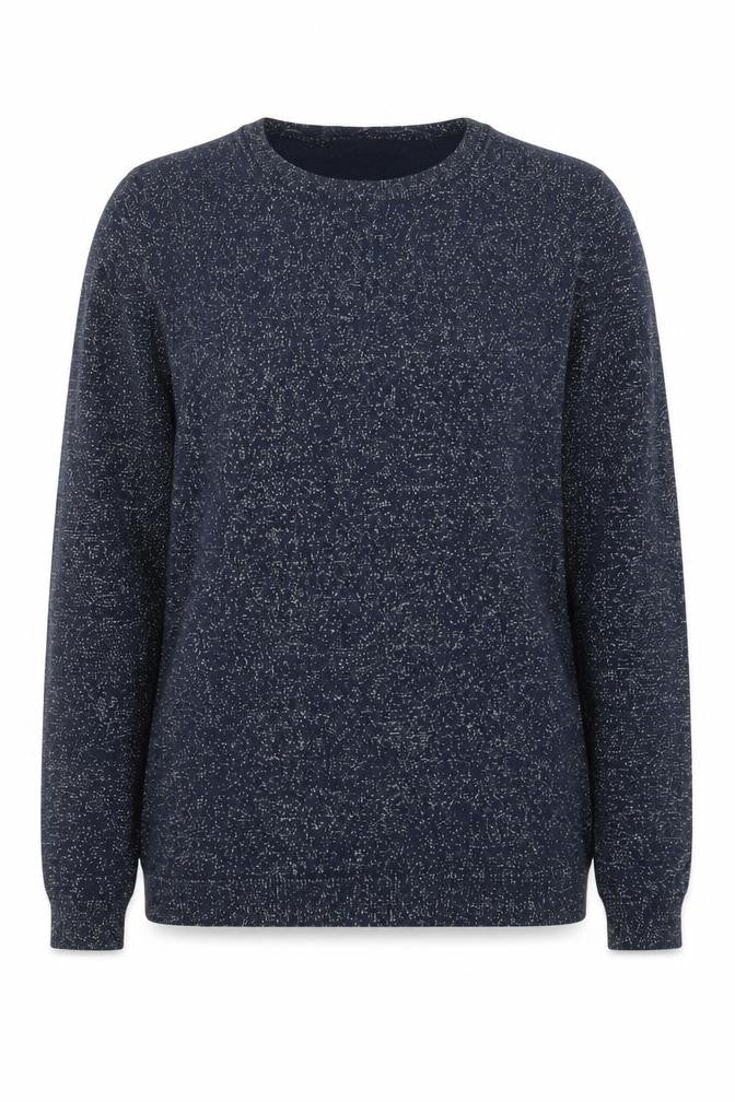 Atmosphere Womens Blue Round Neck  Viscose Pullover Jumper Size 8