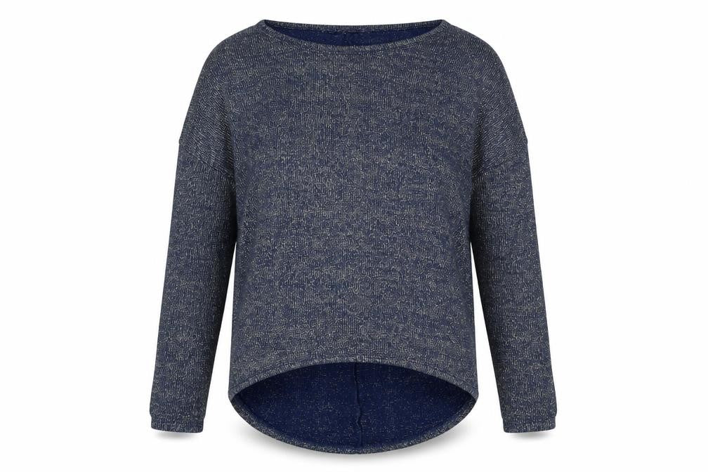 Atmosphere Womens Blue Round Neck  Viscose Pullover Jumper Size 10