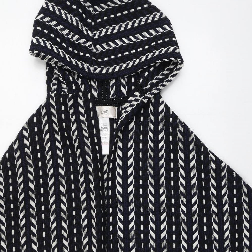 NEXT Womens Multicoloured V-Neck Herringbone Polyester Vest Jumper One Size