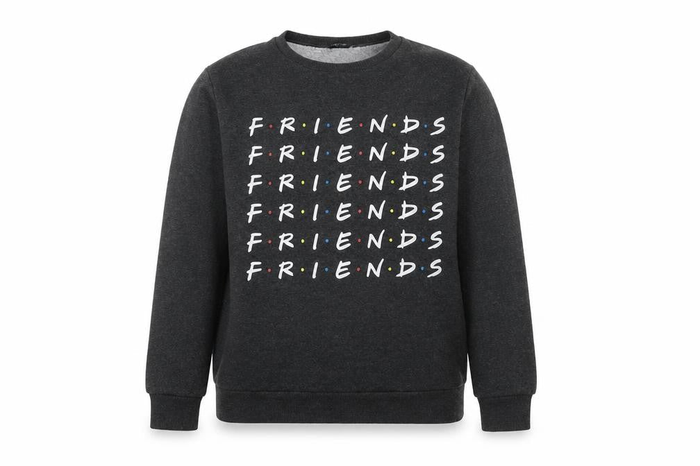 Primark Womens Grey  Polyester Pullover Sweatshirt Size XS   - Friends