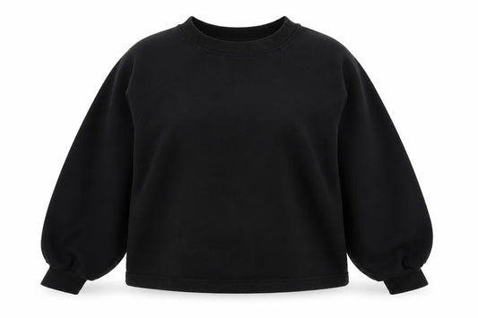 ASOS Womens Black  Polyester Pullover Sweatshirt Size 10