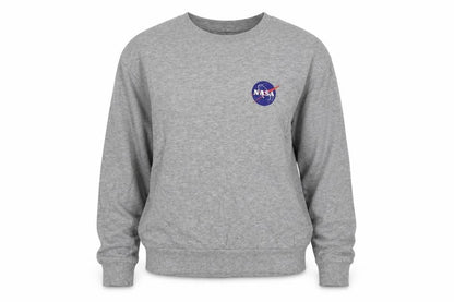 H&M Womens Grey  Cotton Pullover Sweatshirt Size XS   - NASA