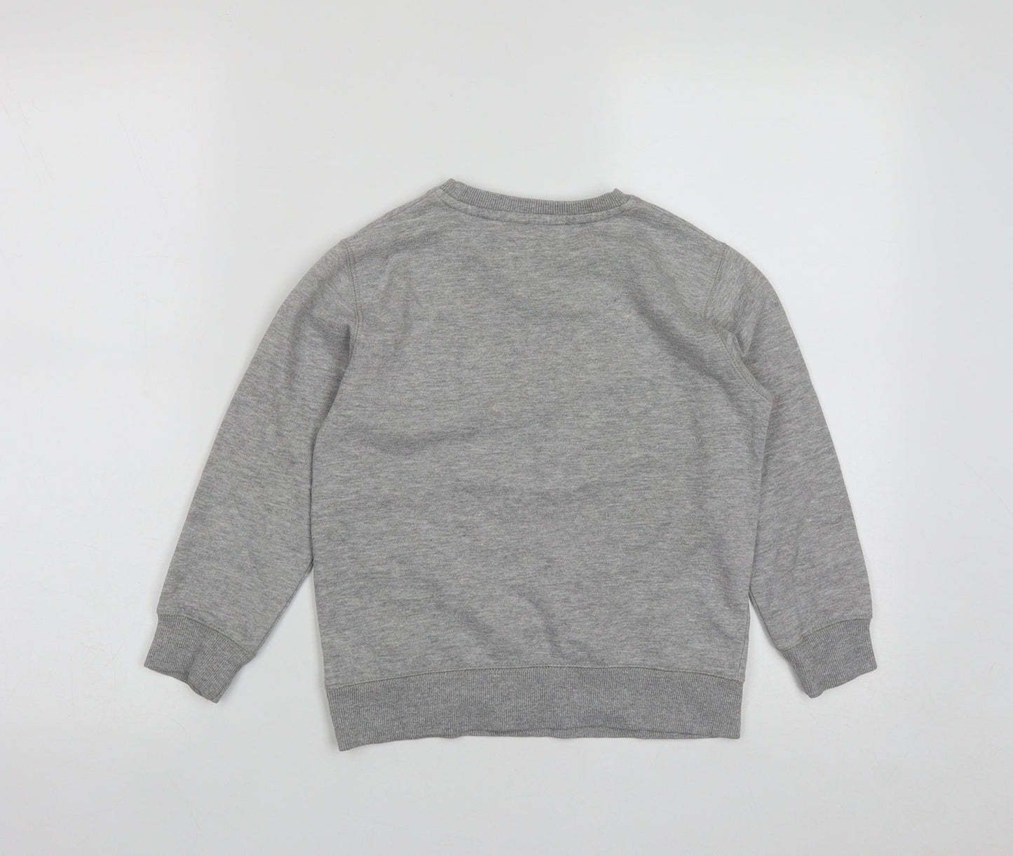 George Boys Grey  Cotton Pullover Sweatshirt Size 5-6 Years