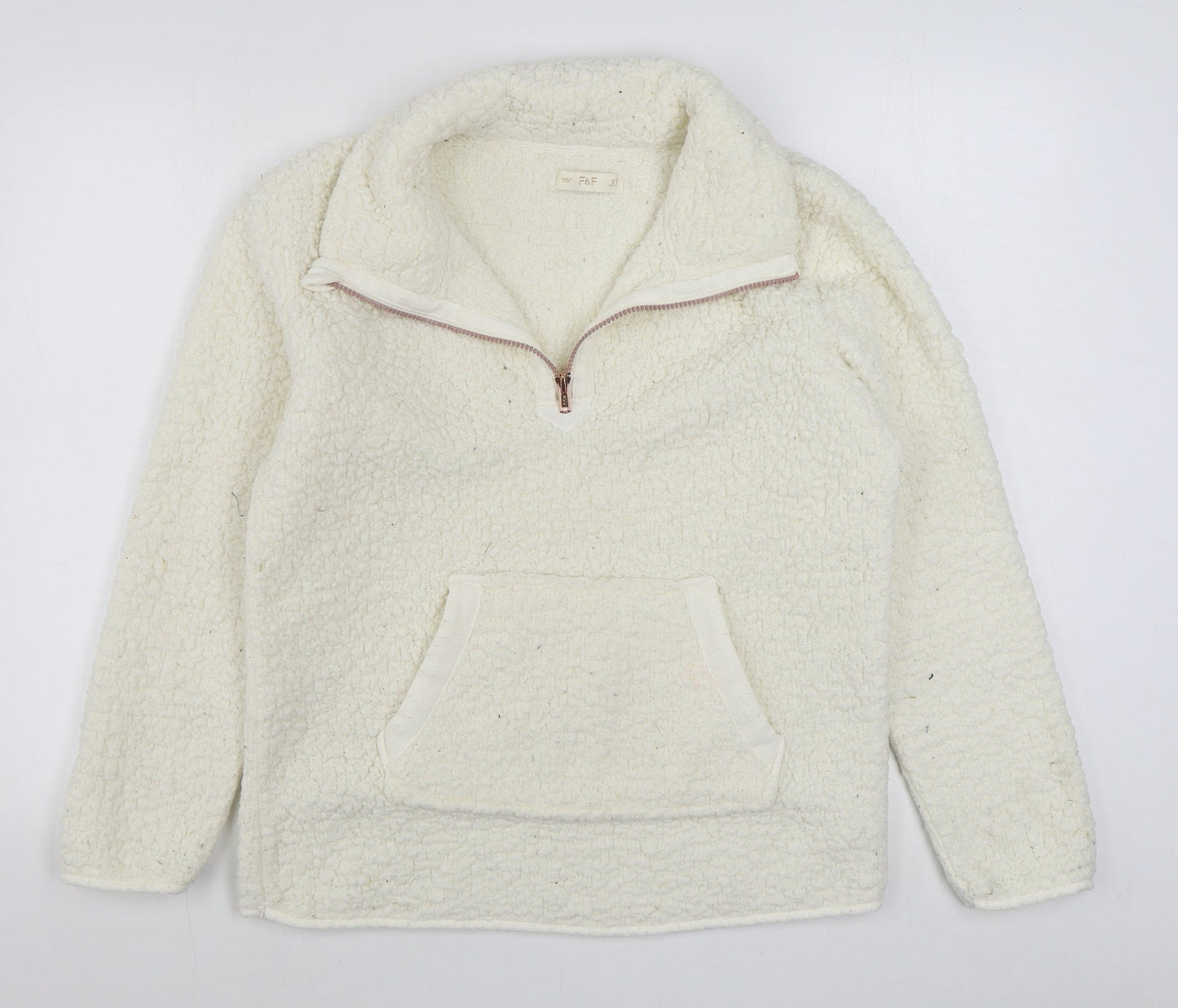 F&F Womens White   Jacket  Size XS  Zip