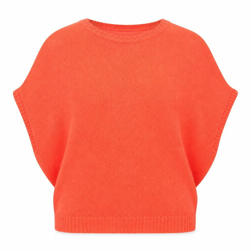 Atmosphere Womens Red Round Neck  Acrylic Pullover Jumper Size S