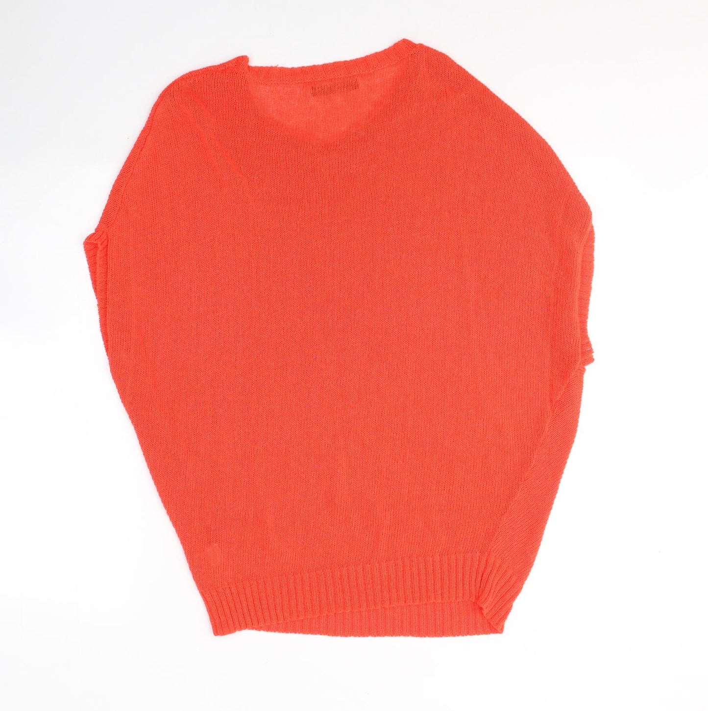 Atmosphere Womens Red Round Neck  Acrylic Pullover Jumper Size S