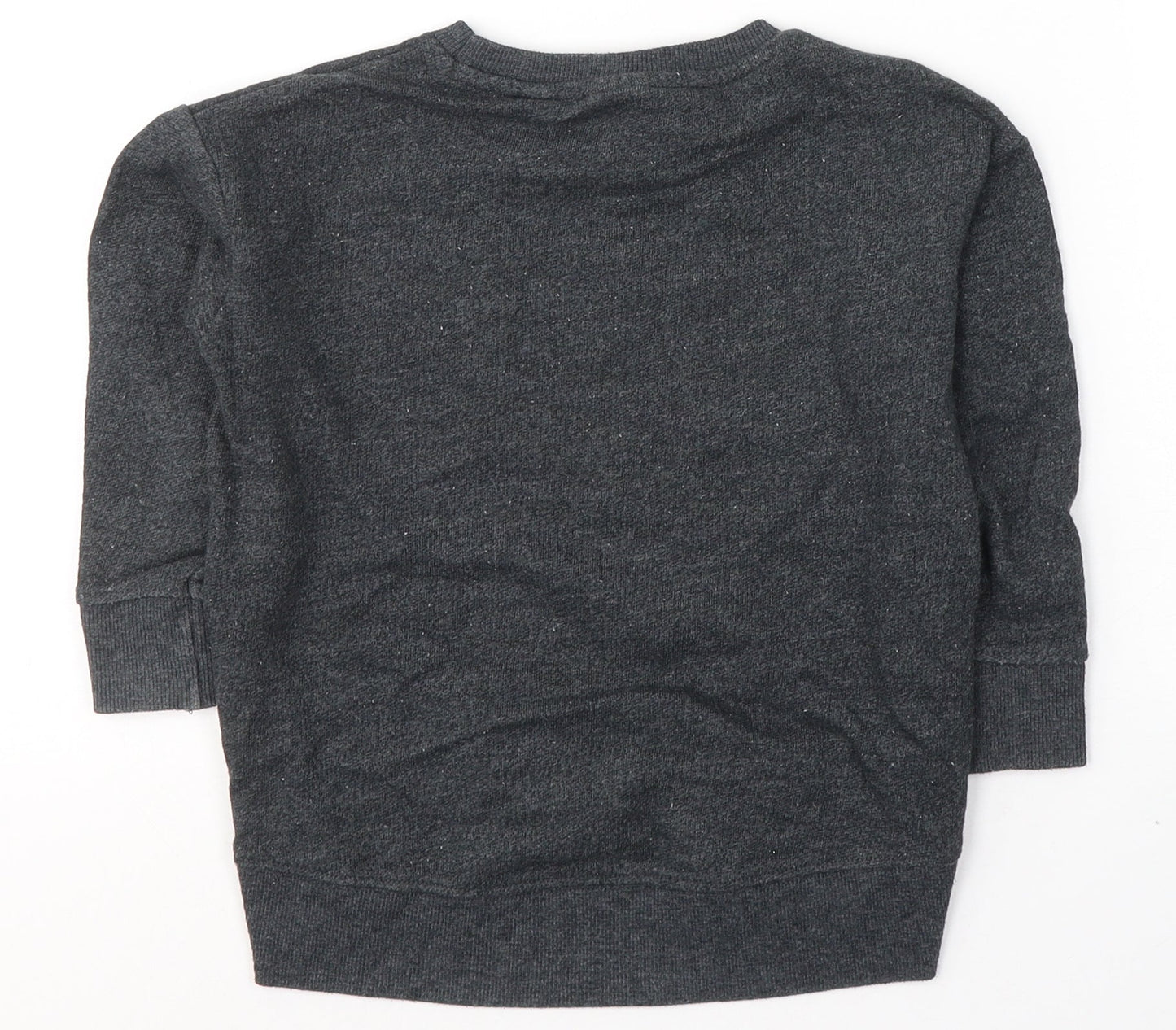 Star Wars Boys Grey  Cotton Pullover Sweatshirt Size 3-4 Years  Pullover