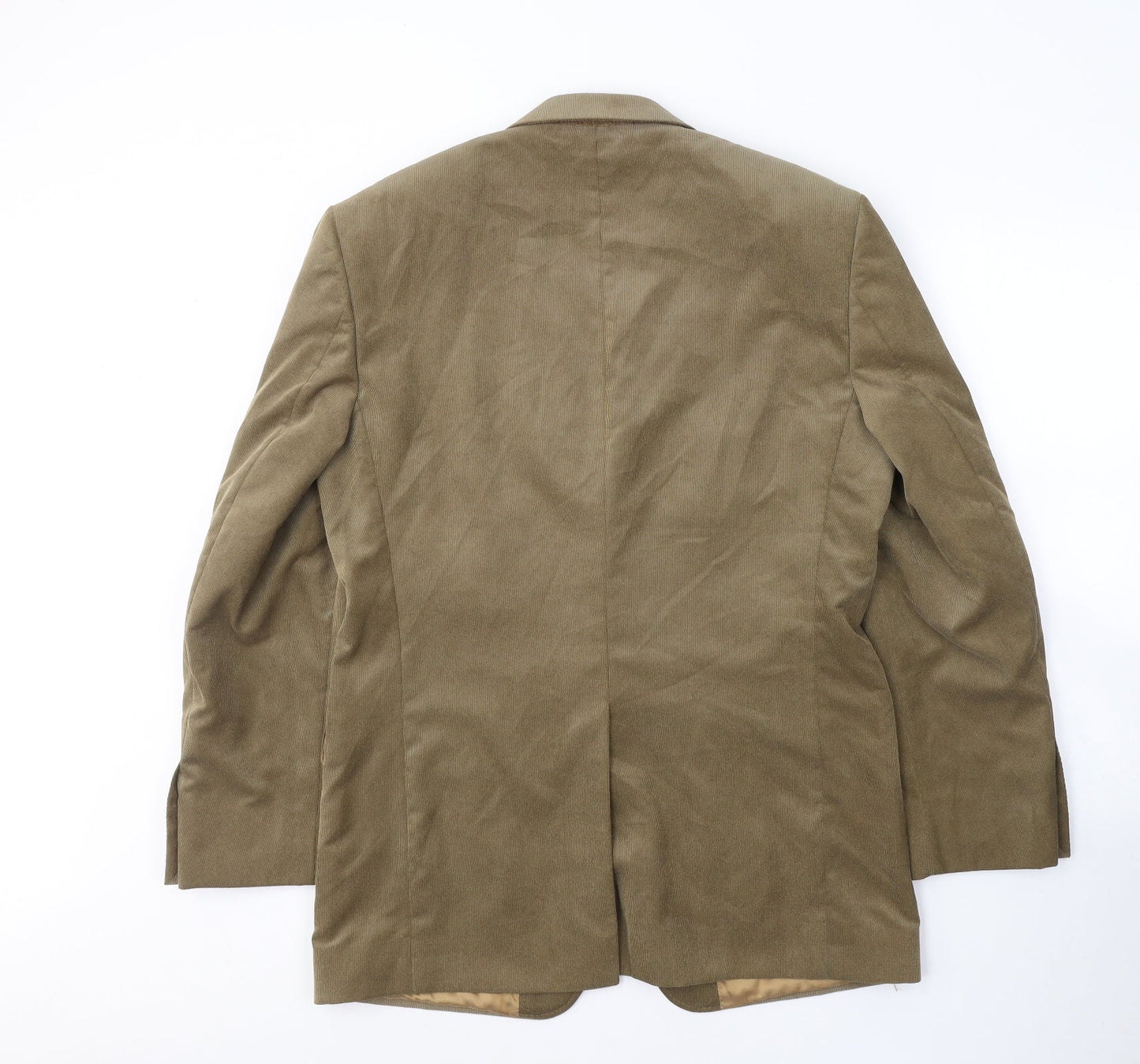 Marks and Spencer Mens Brown  Polyester Jacket Suit Jacket Size 38