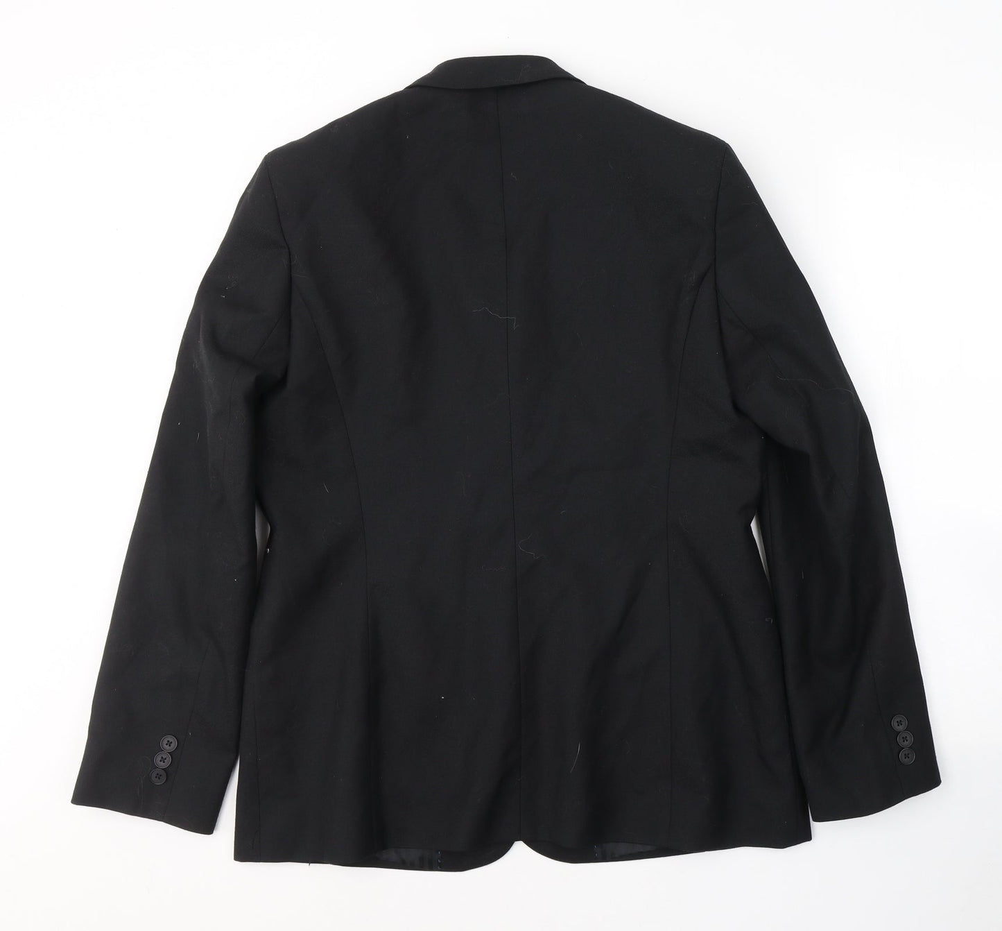 Endurance Womens Black  Polyester Jacket Suit Jacket Size 14