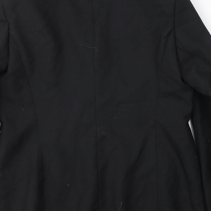 Endurance Womens Black  Polyester Jacket Suit Jacket Size 14