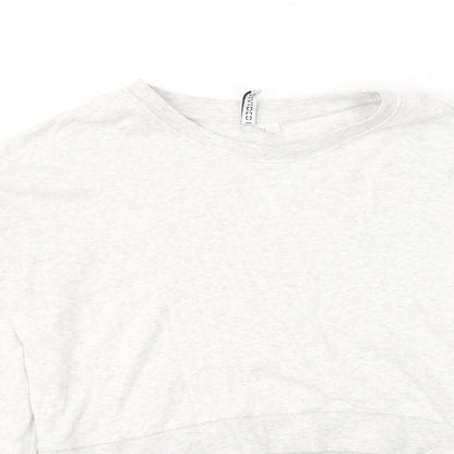 H&M Womens Grey  Cotton Pullover Sweatshirt Size S  Pullover