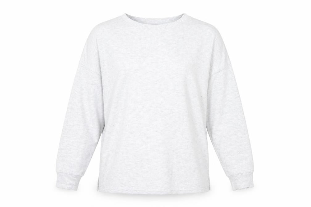 Primark Womens Grey Scoop Neck  Polyester Pullover Jumper Size L