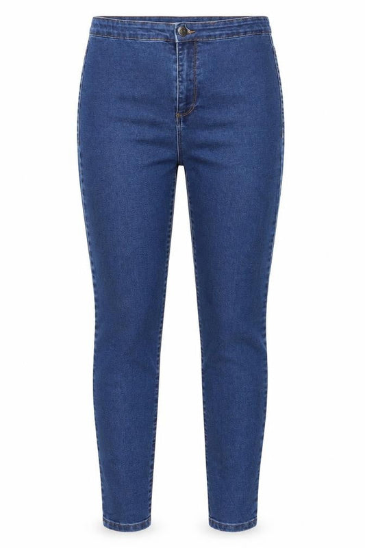 Denim & Co. Womens Blue  Cotton Jegging Jeans Size 12 L29 in Slim Buckle