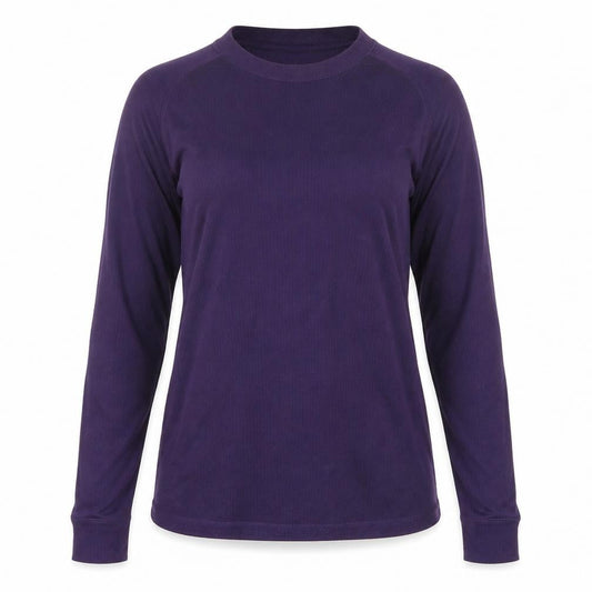 Parallel Womens Purple Mock Neck  Polyester Pullover Jumper Size 14