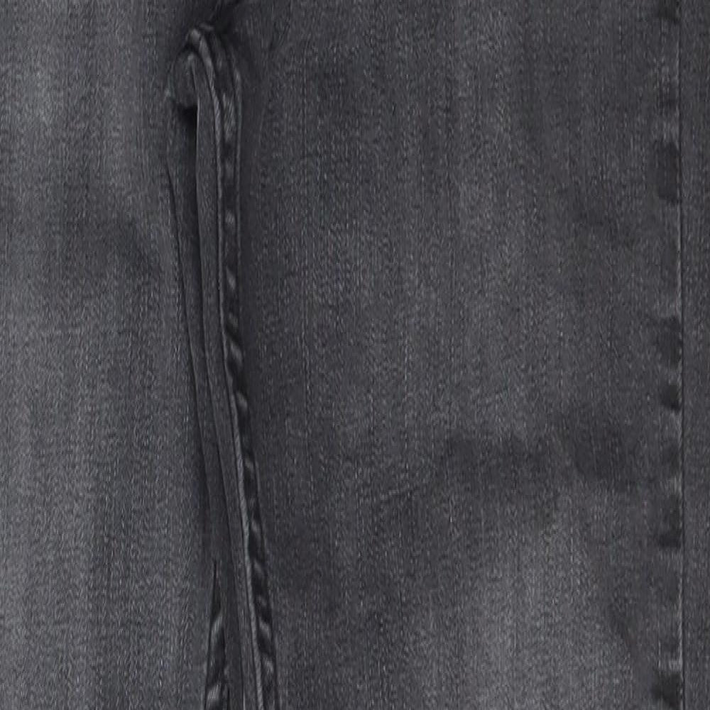 Hera London Womens Black  Cotton Skinny Jeans Size 28 L29 in Slim Zip
