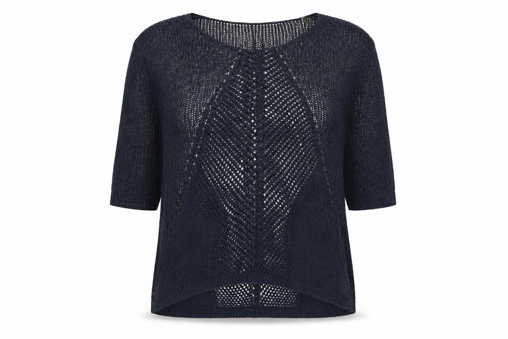 NEXT Womens Blue Round Neck  Acrylic Pullover Jumper Size 18