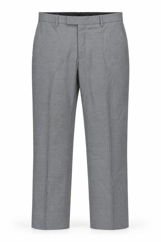 Butler and Webb Mens Grey  Polyester Trousers  Size 34 in L31 in Regular Zip