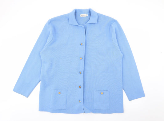 Bonmarché Womens Blue   Jacket  Size XL  Button