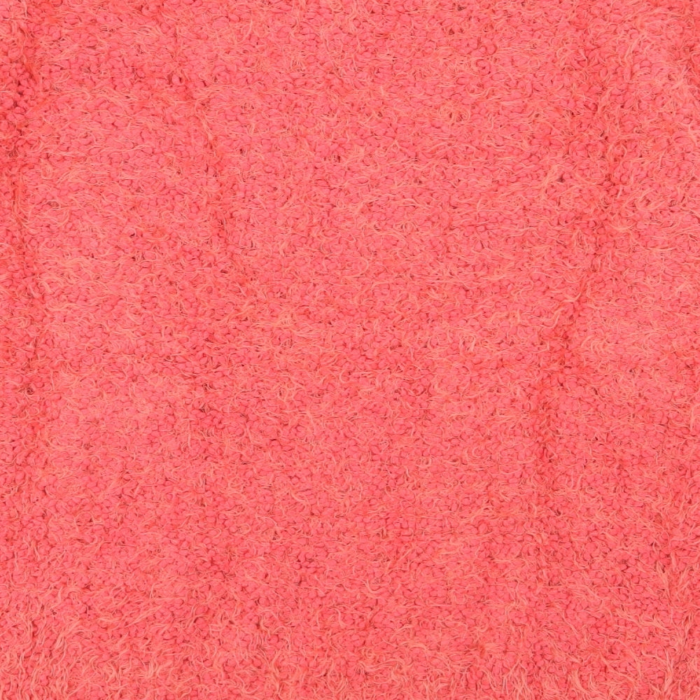 F&F Womens Red Crew Neck  Polyester Pullover Jumper Size 8