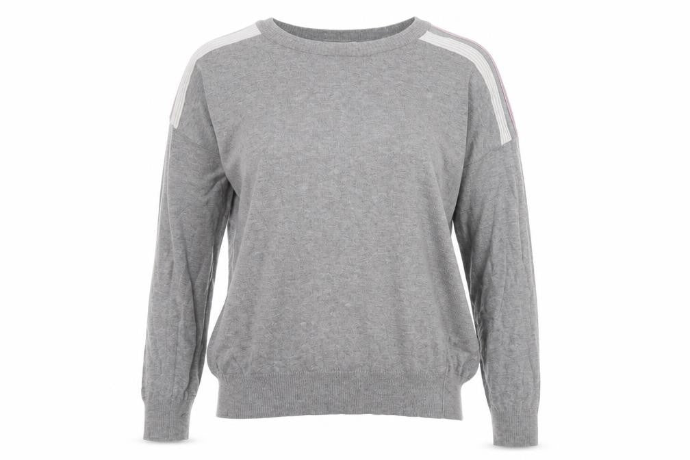NEXT Womens Grey Round Neck  Cotton Pullover Jumper Size 12