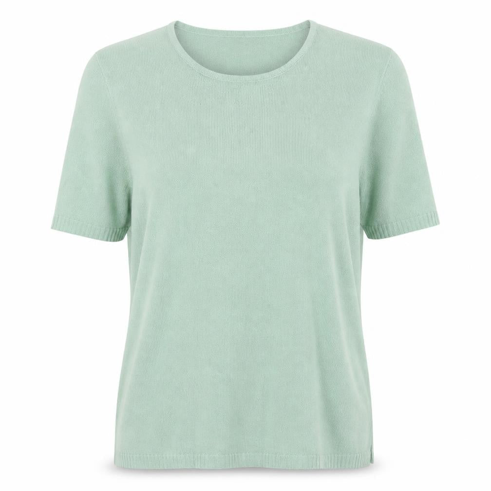 Papaya Womens Green Round Neck  Acrylic Pullover Jumper Size 16