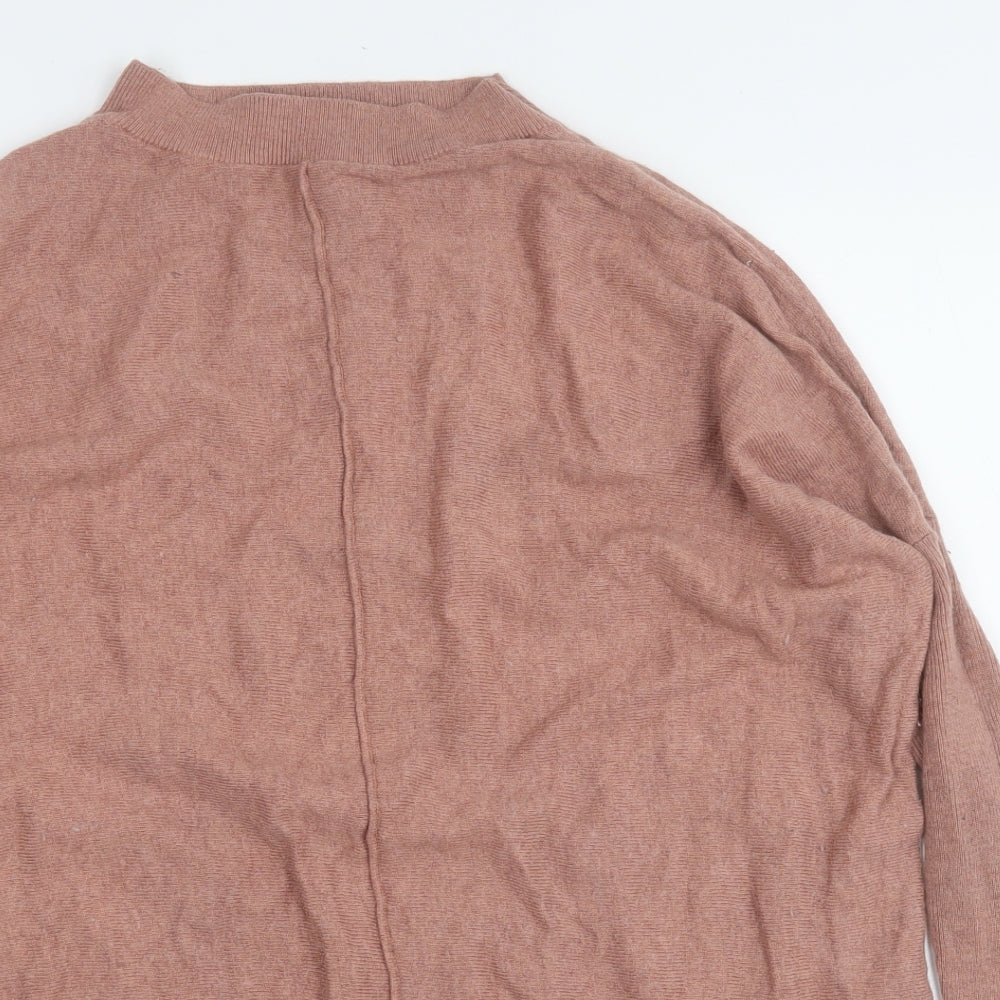 Atmosphere Womens Pink Round Neck  Viscose Pullover Jumper Size 10