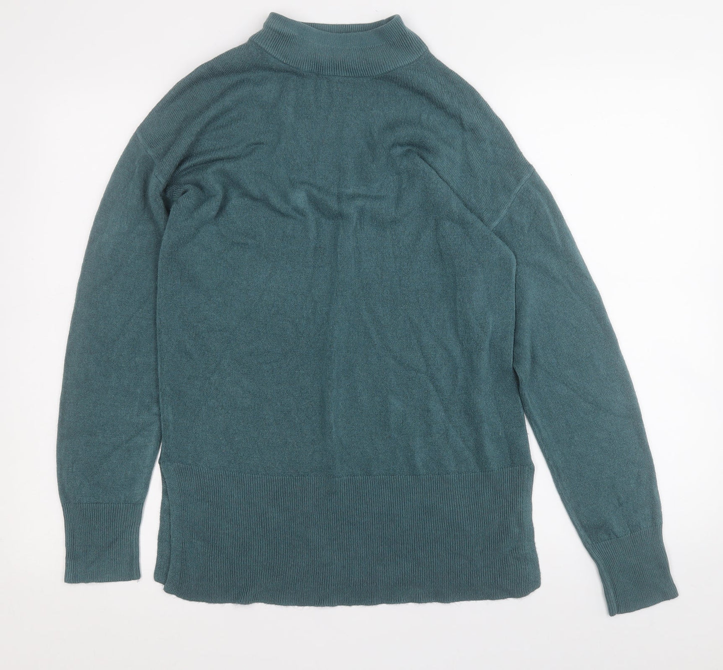 Papaya Womens Blue Round Neck  Acrylic Pullover Jumper Size 12