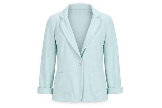 New Look Womens Blue   Jacket Coatigan Size 10  Hook & Eye