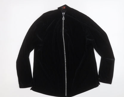 Stephen Womens Black   Jacket  Size M  Zip