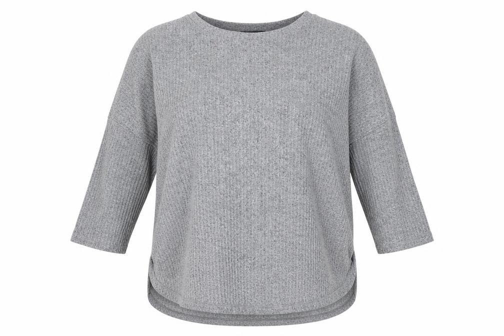 Primark Womens Grey Round Neck  Polyester Pullover Jumper Size 12