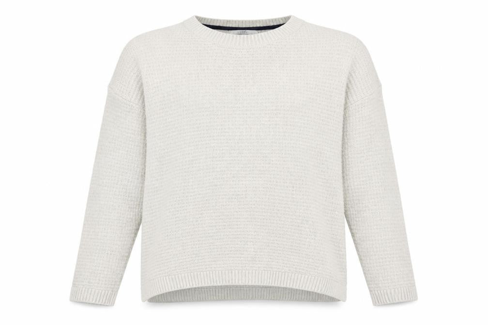 Dickens & Jones Mens Beige Round Neck  Cotton Pullover Jumper Size S