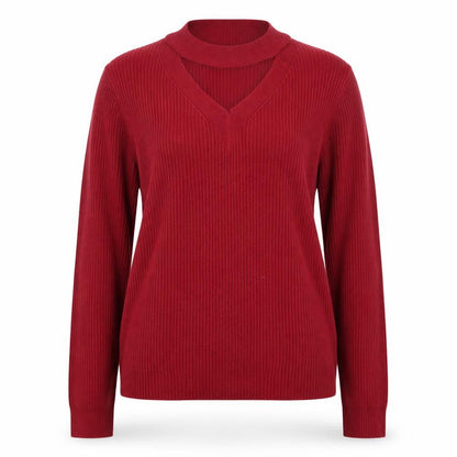 Select Womens Purple V-Neck  Acrylic Pullover Jumper Size XL