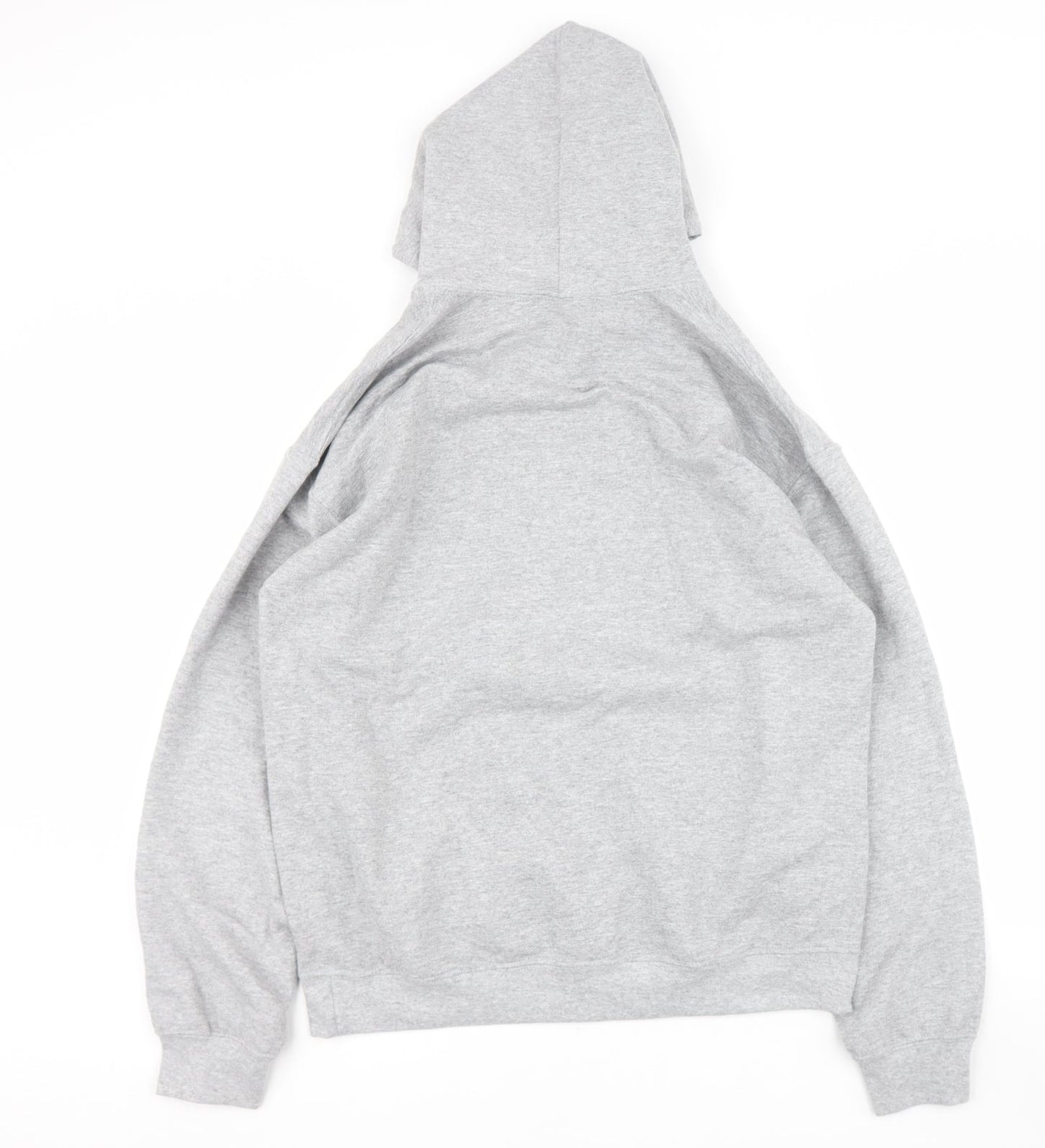 Gildan Mens Grey  Cotton Pullover Hoodie Size M